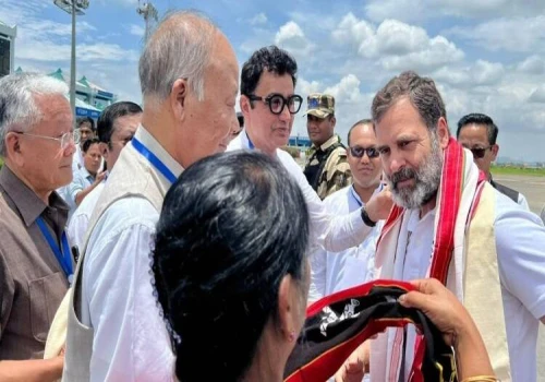 Rahul Gandhi Manipur Visit Live Updates: Rahul Gandhi returns to Imphal as cops stop his convoy near Bishnupur for fear of rioting